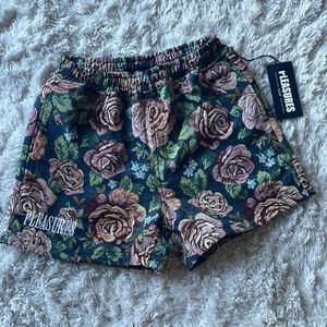 NWT Pleasures floral shorts